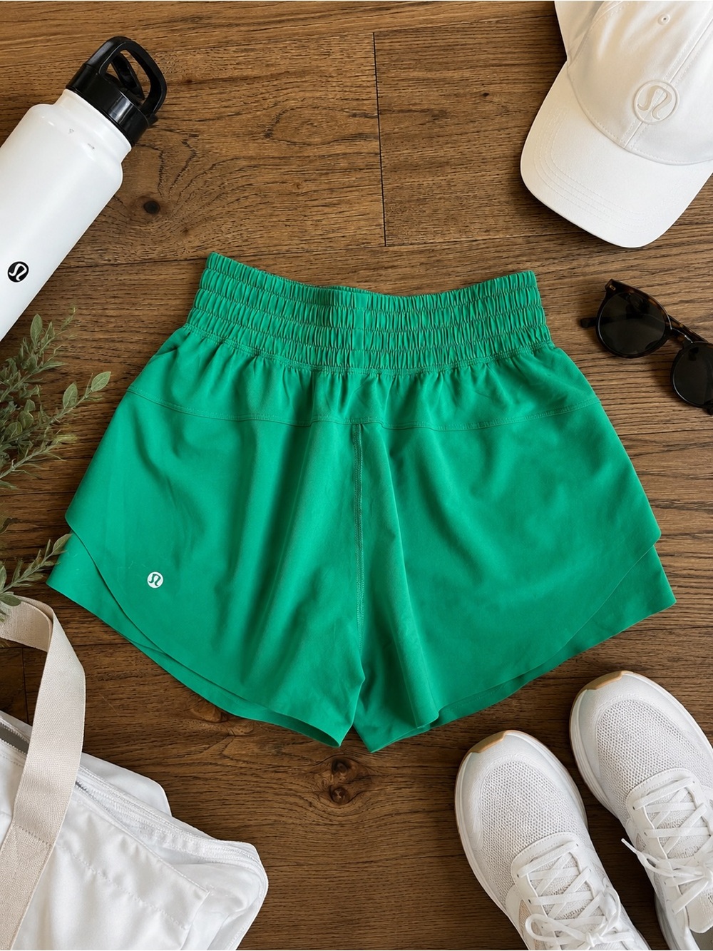 lululemon athletica Emerald Green Athletic Shorts